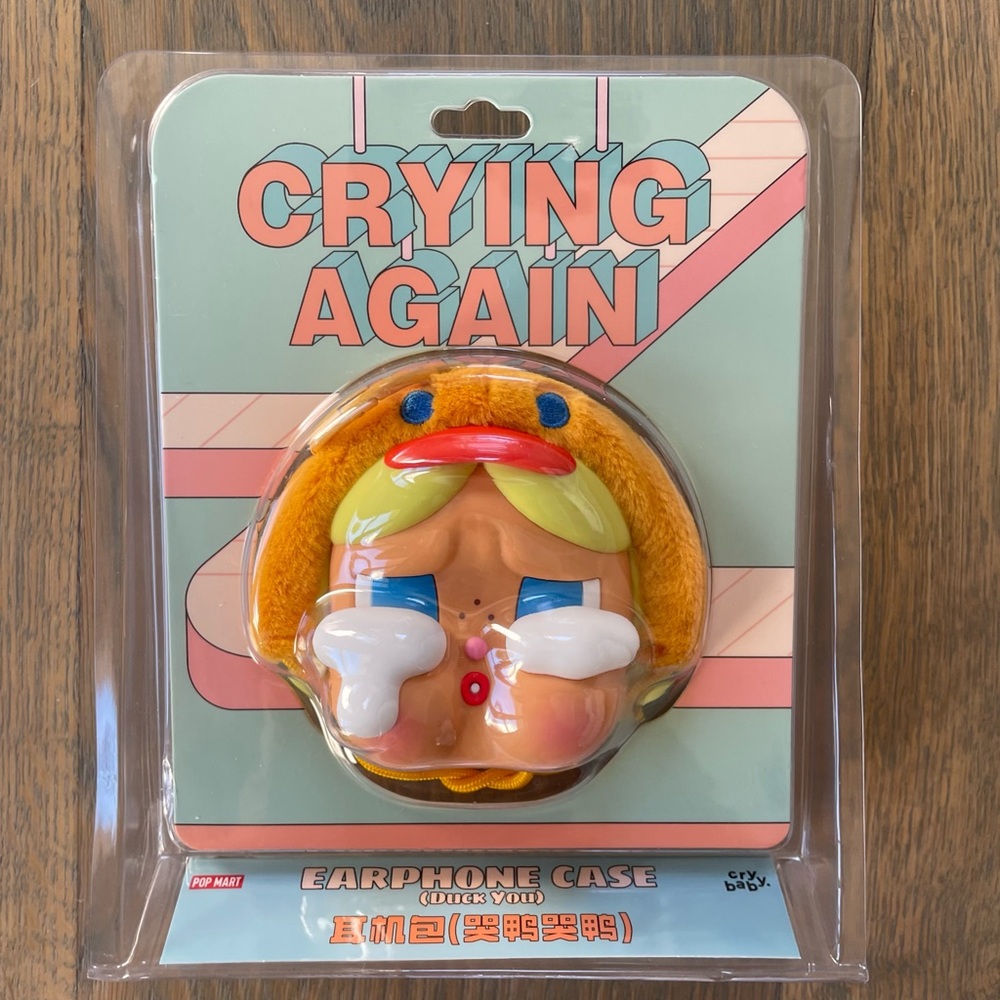 Pop Mart Crybaby Crying Again Earphone Case - Duck You